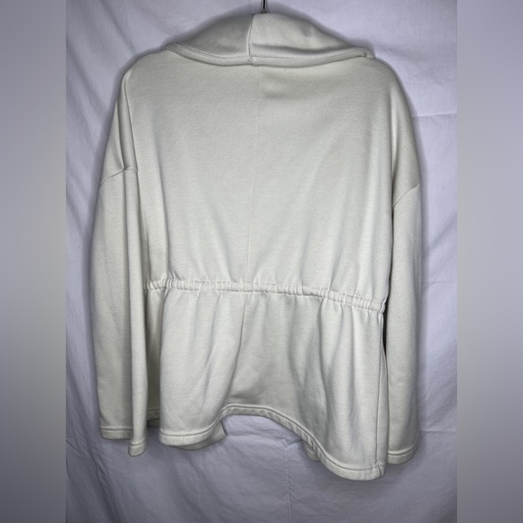 Fabletics sweatshirt jacket with drawstring waist M - Picture 2 of 4